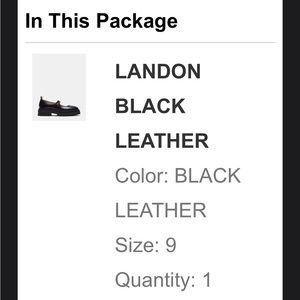 Steve Madden Women’s Landon Black Leather Shoes